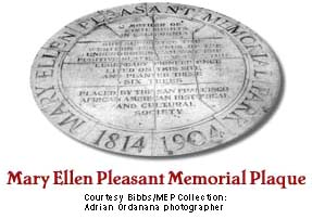 The
M.E. Pleasant Memorial Plaque